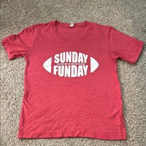 Red 'Sunday Funday' T-Shirt